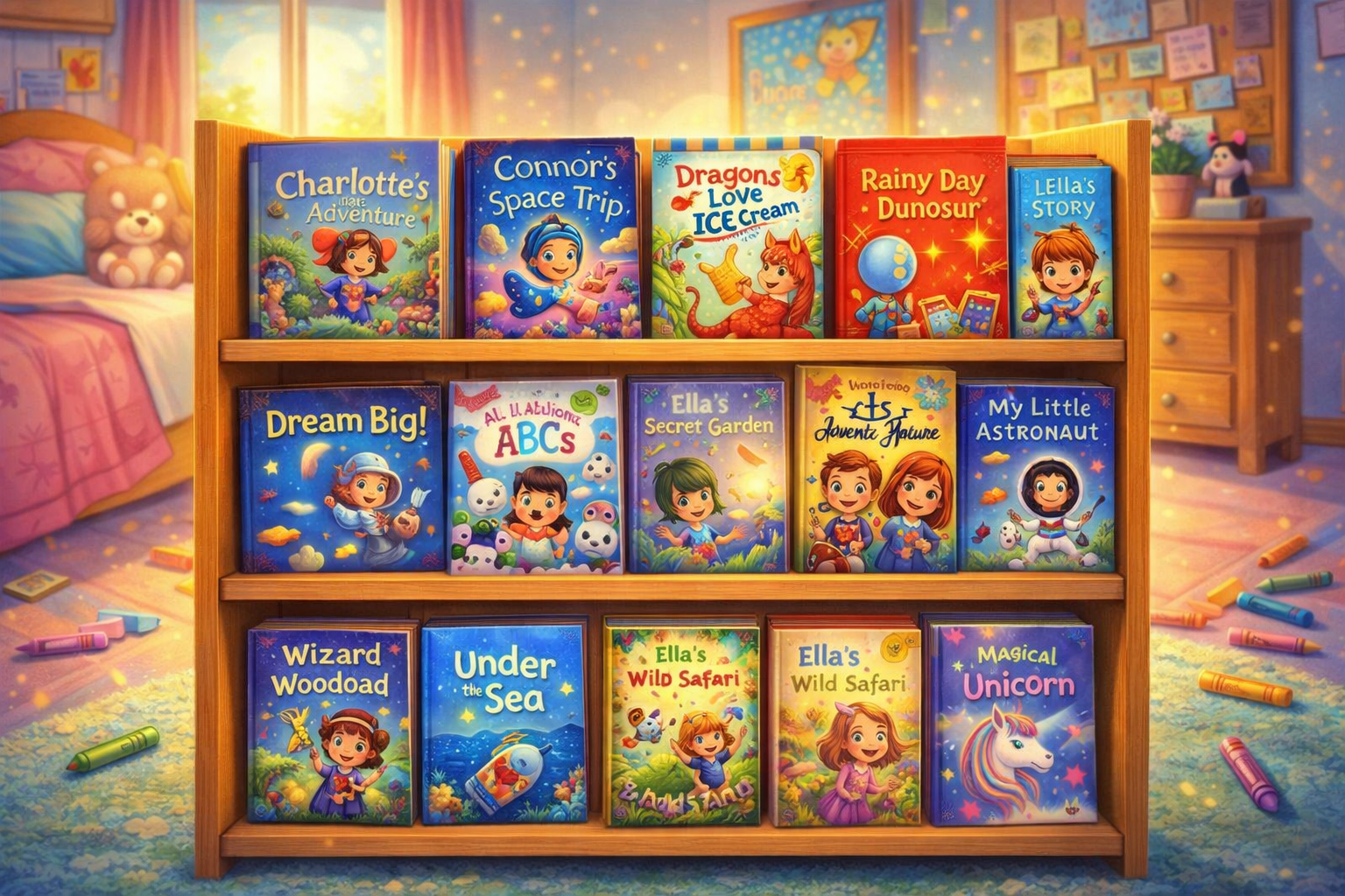 Parent and preschooler reading books together on couch